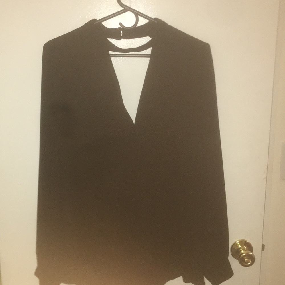 Back dress blouse